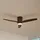 LUCANDE Sorin 26 cm Deckenventilator Schwarz