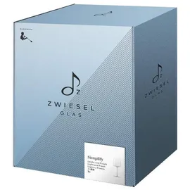 Schott Zwiesel Zwiesel Glas Weinglas leicht & frisch Simplify (2-er Set), in Handarbeit mundgeblasene Weingläser, Transparent