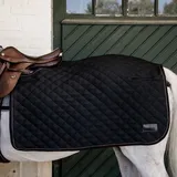 Kentucky Horsewear Quadrat Ausreitdecke mit künstlichem Kaninchenfell 160g, Größe:M, Farbe:schwarz