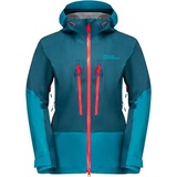 Jack Wolfskin Alpspitze 3L, Damen Tourenjacke-Blau-S