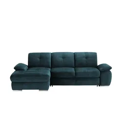 Ecksofa  Gladys ¦ blau ¦ Maße (cm): B: 282 H: 103 T: 197