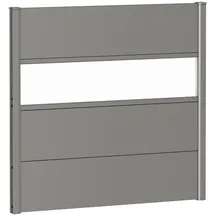 Biohort Sichtschutzelement 100 x 90 cm Quarzgrau Metall