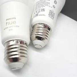 Philips Hue White and Color Ambiance 800 E27 6,5W 2er-Pack (929002489602)