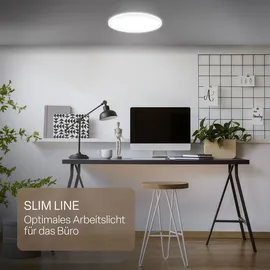 B.K.Licht LED Panel 1 rund 18W 4000K weiß Ø 42 cm