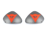 Dainese DETS, Schulter-Platten - Silber/Neon-Rot - Einheitsgröße