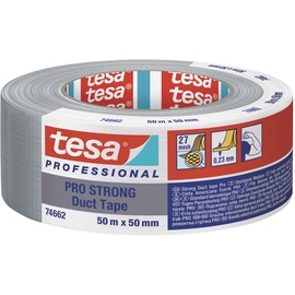 Tesa Duct Tape PRO-STRONG 74662-00003-00 Reparaturband Grau (L x B) 50m x 50mm 1St.
