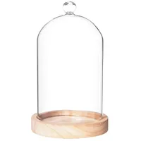 Atmosphera Créateur d'intérieur Atmosphera Glaskuppel auf Holzsockel