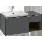 Villeroy & Boch Waschbeckenunterschrank 2 Auszüge 100,1 x 51,6 x 42,3 cm Black Oak