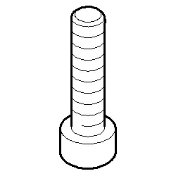 Dornbracht Zyl-Schraube M6 x 25 09303009690 roh
