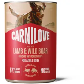 CARNILOVE Lamm & Wildschwein Nassfutter 12 x 400 g