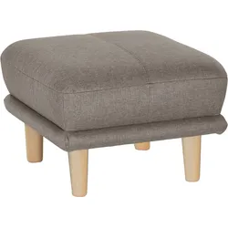 Fußhocker TRENDMANUFAKTUR "Cecilia", braun (tan), B:66cm H:44cm T:66cm, Hocker