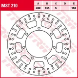 TRW MST210 Bremsscheibe Starr