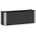 vidaXL Hochbeet 100 x 30 x 36 cm Schwarz