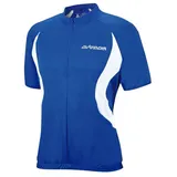 Airtracks Herren Fahrradtrikot Kurzarm Team Radtrikot Jersey Bike Radler Shirt Atmungsaktiv Schnelltrocknend Reflektierend Größen XS S M XL XXL XXXL XXXXL - blau - M - M