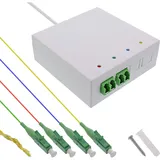 InLine InLine® FTTH Verlängerungsbox vorkonfektioniert 4x LC/APC 9/125μm 10m