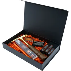 PICARD Geschenkbox vergoldeter Hammer 298f mit Gravur | Exklusives Handwerker Geschenk zu Weihnachten, Geburtstag & Jubiläum
