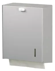 ingo-man® HS 31 Handtuchpapierspender 778900 , Aluminium silber eloxiert, A