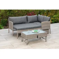Merxx Viletta Lounge-Set steinbeige