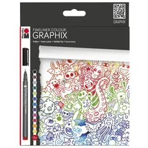 Marabu Fineliner Colour Graphix Supreme 12