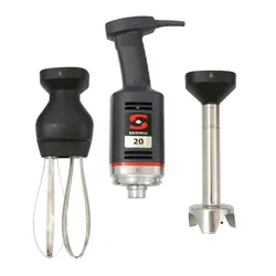 Stabmixer - SAMMIC MB-21 300 W inkl. Motor mit variabler Geschwindigkeit - Mixer 25 cm - Schneebesen
