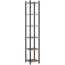 Vicco Eckregal 30 x 30 x 163,5 cm Goldkraft Eiche/Anthrazit