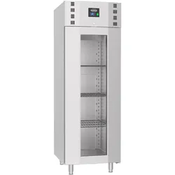 CombiSteel Tiefkühlschrank Edelstahl Glastür Mono Block 700 Liter