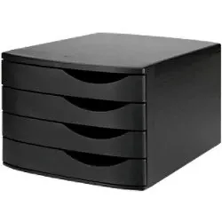 Jalema Bürobox Resolution – Anthrazit/Schwarz, Außenmaß 375 x 300 x 216 mm
