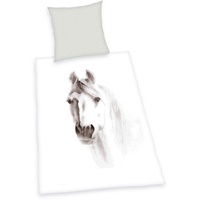 Herding Young Collection Pferd Renforcé weiß 135 x 200 cm + 80 x 80 cm