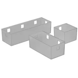 Schubkasten-Einhängeschalenset, Banio, 9207260xB84, Kunststoff graphit