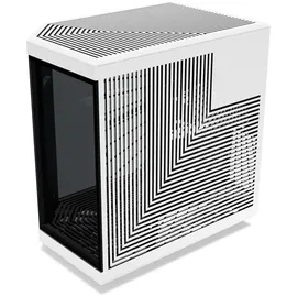 HYTE Y70 Touch Infinite Panda ATX Midi Tower Gaming Gehäuse weiß/schwarz Seitenfenster