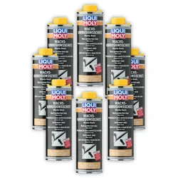 8x 1L LIQUI MOLY 6104 Korrosionsschutz Konservierungswachs braun/transparent