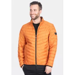 Steppjacke NEW CANADIAN, Herren, Gr. 58, orange, 100% Polyester, unifarben, sportlich, kurz, hoch geschlossener Ausschnitt, Langarm, Jacken, in tollem Stepp-Design