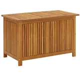 homiuse Garten-Aufbewahrungsbox Massivholz Akazie 90x50x58 cm Gartenbox Auflagenbox Aufbewahrungstruhe Gartentruhe Kissenbox Garten Wasserdicht Kissenbox Outdoor Wasserdicht Auflagenbox Holz