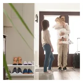 Relaxdays Schuhregal 70 x 33,5 x 26 cm stapelbar / weiß