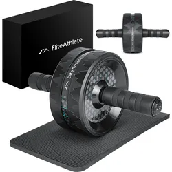 EliteAthlete® Bauchtrainer - Bauchmuskeltrainer - Bauchroller BLAU sans taille