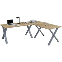 VCM Eckschreibtisch Lona Eiche