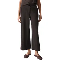Opus Mileni Sun City Pants Crinkle Optik Braun 40