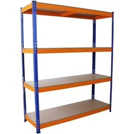 Monster Racking Lagerregal Stahl 150 cm blau/orange