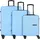 cocoono Larnaka Koffer-Set 3-tlg. blau