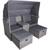 Garden Pleasure Saint-Tropez Relax-Lounge Set schilfgrün