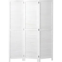 MCW Paravent MCW-C30, Raumteiler Trennwand Sichtschutz, Shabby-Look Vintage, 170x120cm