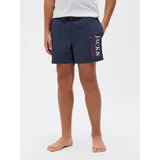 Jack & Jones Junior JACK & JONES »JPSTMAUI mit Logoprint und praktischen Taschen« bedruckt, modisch, regular fit, Web, blau