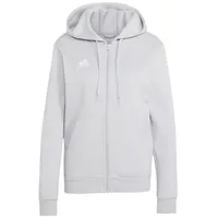 adidas Entrada 26 Kapuzenjacke Damen - team light grey/white - M