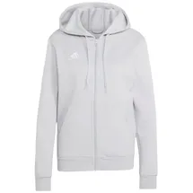 adidas Entrada 26 Kapuzenjacke Damen - team light grey/white - M