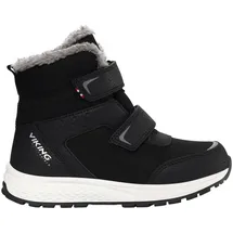 Viking Unisex Kinder Equip Warm Wp 2v Snow Boot, Black Grey, 31 EU