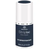 Alessandro Striplac Peel or Soak 121 superstition blue 8 ml