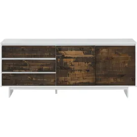 OTTO home Morgan 165 x 68 x 35 cm Weiß / Braun