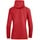 Jako Damen Kapuzensweat Premium Basics rot meliert, 42