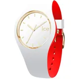 ICE-WATCH - ICE loulou White Gold - Weiße Damenuhr mit Silikonarmband - 007229 (Small)