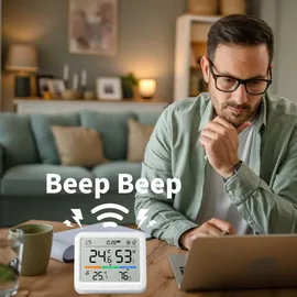 SwitchBot Meter Pro Wetterstation Thermometer Hygrometer weiß